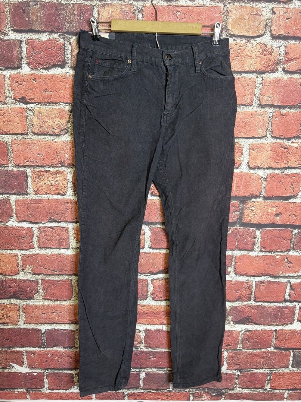 Marine Layer Original Slim Corduroy Pants 30X32 Straight Leg Mid Rise Stretch